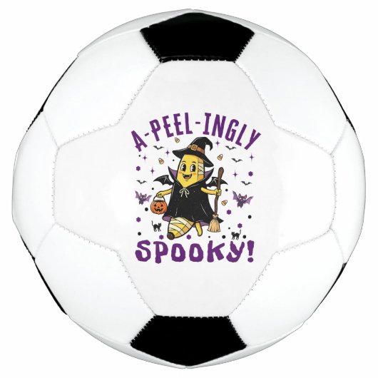 アピール式ハロウィン不気味バナナデザイン サッカーボール (正面)
