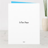 アフおもしろいリカ・アメリカの母の日に言葉を飛ばす カード (裏面)