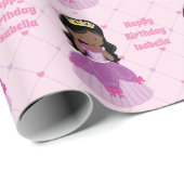 アフかわいらしリカプリンセスカスタム誕生日 ラッピングペーパー (ロールコーナー)