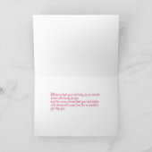 アフかわいらしリカ系アメリカ人ガール誕生日 カード (内部)