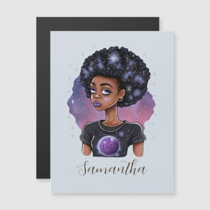 アフきらめくエレガントロ女性