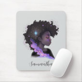 アフきらめくロ女性 マウスパッド (マウス)