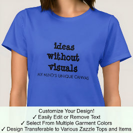 アファンタシアマインドズキャユニークバスブラックフォント Tシャツ