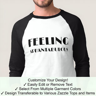 アファンタシア感じズアファンタビュルースブラックフォント Tシャツ