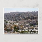 アファールからローマ劇場とアンマン・ヨルダン ポストカード (正面)