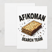 アフィコマン検索チーム ハヌカ  ユダヤ料理愛好家 招待状 (正面/裏面)