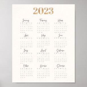 アフィシェカレンドライヤー2023 ポスター