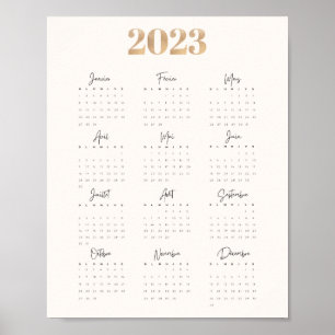 アフィシェカレンドライヤー2023 ポスター