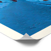 アフィシェヴァル – セニス駅ドスキー ポスター (角)