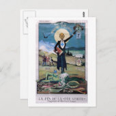 アフィッシュ・アブシンテ ポストカード (正面/裏面)