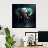 アフィッシュ・エレファン ポスター (ホームオフィス)