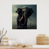 アフィッシュ・エレファン ポスター (キッチン)