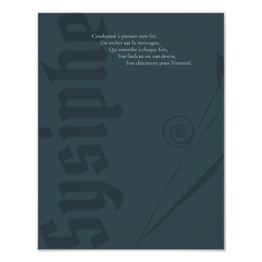 アフィッシュ・シシピー フォトプリント            (正面)