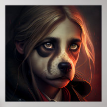 アフィッシュ・フェムファナッツィ犬の衣裳ドロー