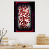 アフィッシュ – alfabet graffitti – ロード ポスター (キッチン)