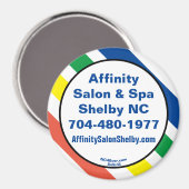 アフィニティサロン及びスパ冷凍機磁石 マグネット (正面/裏面)