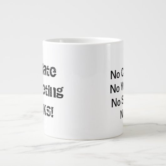 アフィリエイトマーケティングロック！ ジャンボコーヒーマグカップ (正面)