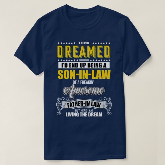 アフィンおもしろいユーモアSonInLaw Freakingファ素晴らしート Tシャツ (デザイン正面)