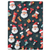 アフェスティバルタペストリーサンタとクリスマス応援 クリップボード (裏面)