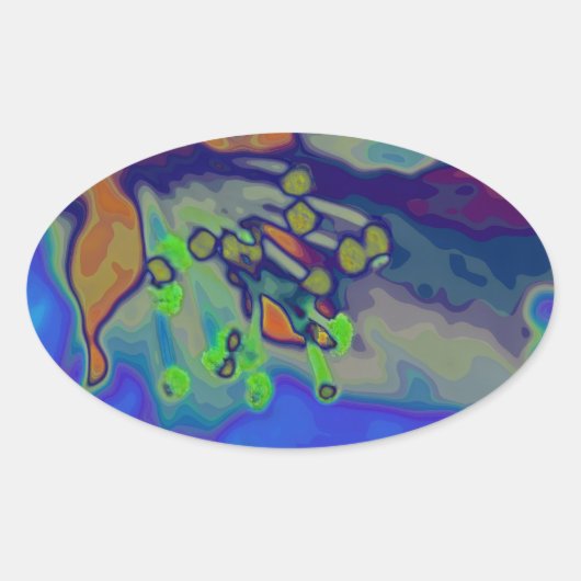 アフェルブリュテ 楕円形シール (正面)