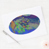 アフェルブリュテ 楕円形シール (封筒)