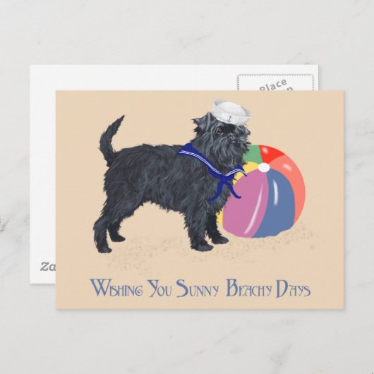 アフェンピナーアットザビーチ ポストカード (正面/裏面)