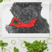 アフェンピナークリスマス キッチンタオル (折り畳み)