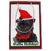 アフェンピナークリスマス ミディアムペーパーバッグ (正面)