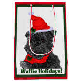 アフェンピナークリスマス ミディアムペーパーバッグ (裏面)