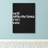 アフェンピナー |お母さん向けのハングブルな家の装飾ギフト キャンバスプリント (インサイチュ (ウッドフロア))