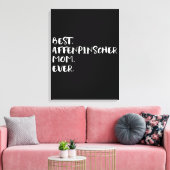 アフェンピナー |お母さん向けのハングブルな家の装飾ギフト キャンバスプリント (インサイチュ (リビング))