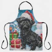 アフェンピンシェアウィンターワンダーランドクリスマスジョイ エプロン (正面)