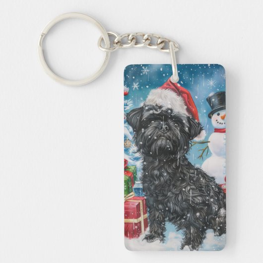 アフェンピンシェアウィンターワンダーランドクリスマスジョイ キーホルダー (正面)