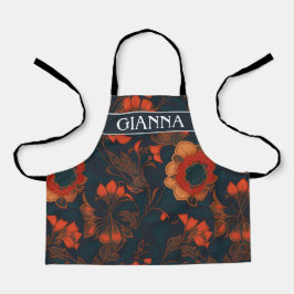 アフェンピンシェカラフルモザイクパーソナライズされたパターン エプロン