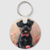 アフェンピンシェバラ付き – バレンタインデー キーホルダー (裏面)