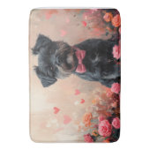 アフェンピンシェバラ付き – バレンタインデー バスマット (正面縦)