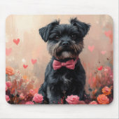 アフェンピンシェバラ付き – バレンタインデー マウスパッド (正面)