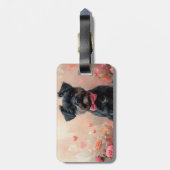 アフェンピンシェバラ付き – バレンタインデー ラゲッジタグ (裏面縦)