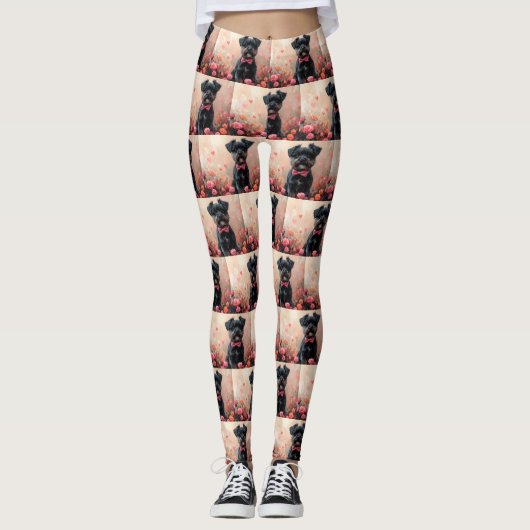 アフェンピンシェバラ付き – バレンタインデー レギンス (正面)