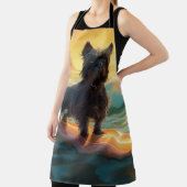 アフェンピンシェビーチ絵画サーフィン エプロン (インサイチュ)