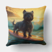 アフェンピンシェビーチ絵画サーフィン クッション (裏面)