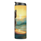 アフェンピンシェビーチ絵画サーフィン タンブラー (回転右)