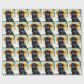 アフェンピンシェビーチ、愛犬家のための夏の贈り物 ラッピングペーパー (フラット)