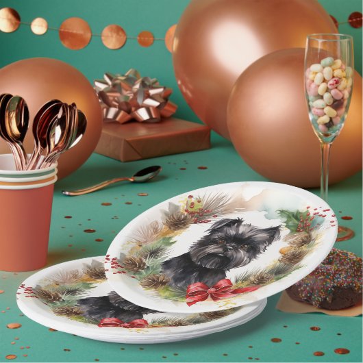 アフェンピンシェルクリスマスリースフェスティバルカップ ペーパープレート (複数)