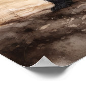 アフェンピンシェルドッグアートプリントポスター ポスター (角)