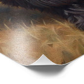 アフェンピンシェルドッグオイルペインティングポートレート フォトプリント            (角)