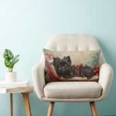 アフェンピンシェルドッグクリスマスフェスティバル ランバークッション (椅子)