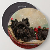 アフェンピンシェルドッグクリスマスフェスティバル 缶バッジ (正面&裏面)