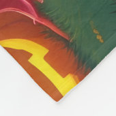 アフェンピンシェルドッグスパンプキンハロウィンおもしろい フリースブランケット (角)