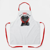 アフェンピンシェルドッグホークハロウィンヴァンパイア エプロン (正面)